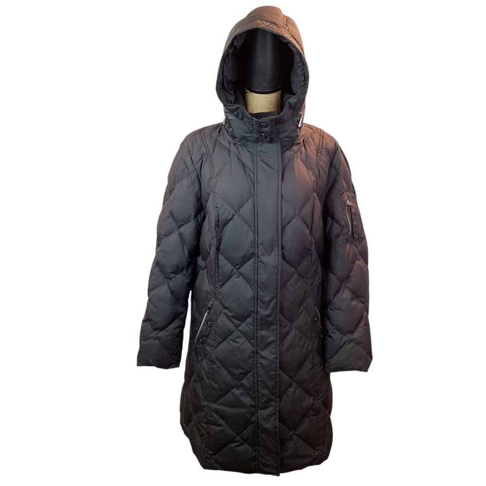 Fuchs Schmitt Daune Hooded Long Down Insulated Coat Black